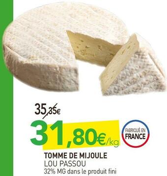 naturéO Lou passou tomme de mijoule offre