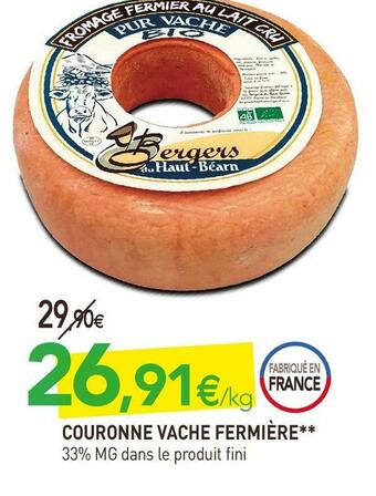 Couronne vache fermière