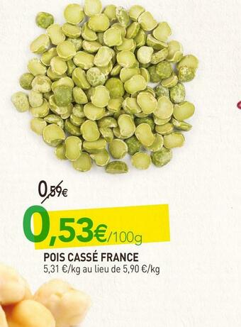naturéO Pois cassé france offre