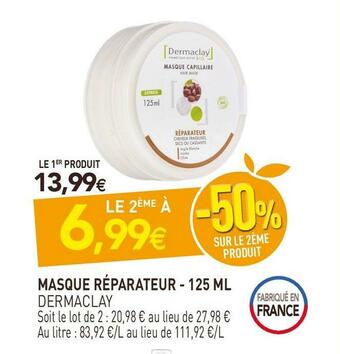 Dermaclay masque réparateur