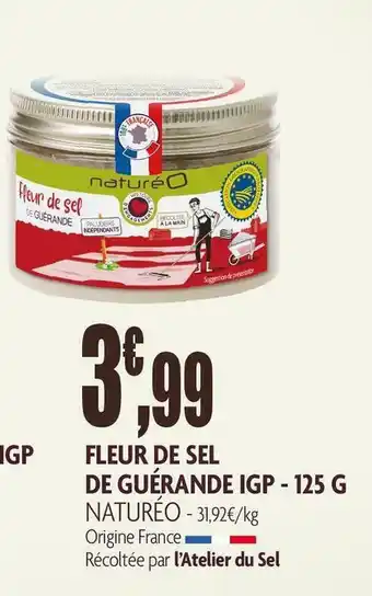 naturéO Naturéo fleur de sel de guérande igp offre