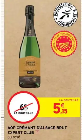 Intermarché Contact AOP CRÉMANT D'ALSACE BRUT offre