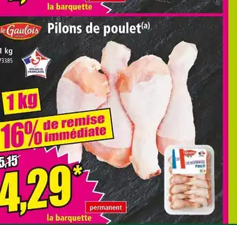 Norma Le gaulois Pilons de poulet offre