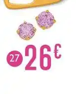 E.Leclerc boucles oxyde de zirconium, or jaune 0,22 g offre