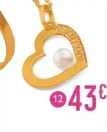 E.Leclerc pendentif perle de culture, or jaune 0,43 g offre