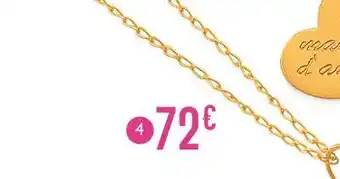 E.Leclerc chaîne maille cheval, 42 cm, or jaune 0,95 g offre