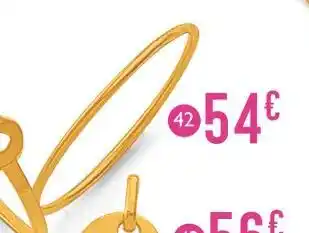 E.Leclerc bague, taille 54, or jaune 0,54 g offre