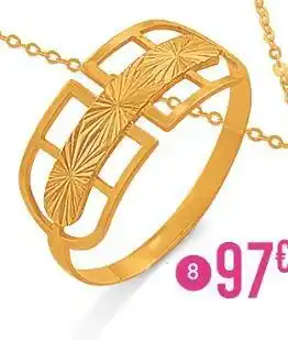 E.Leclerc bague, taille 54, or jaune 1,04 g offre