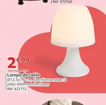 Gifi Lampe de table offre