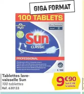 GiFi Tablettes lave- vaisselle Sun offre