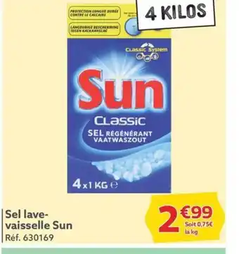 Gifi Sel lave- vaisselle Sun offre