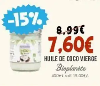 Naturalia HUILE DE COCO VIERGE offre