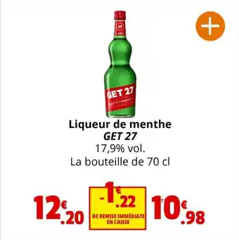 Coccinelle Supermarché Liqueur de menthe GET 27 offre