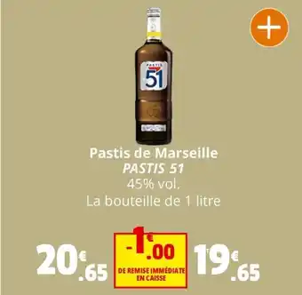 Coccinelle Supermarché Pastis de Marseille PASTIS 51 offre