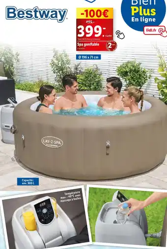 Lidl Spa gonflable offre