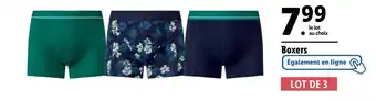 Lidl Boxers offre