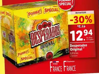 Lidl Desperados Original ** offre