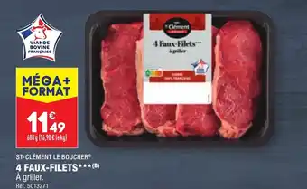 ALDI 4 FAUX-FILETS***(B) À griller. offre