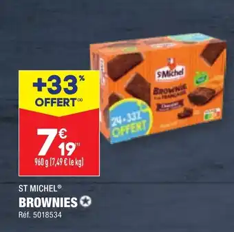 ALDI ST MICHEL® BROWNIES✪ offre