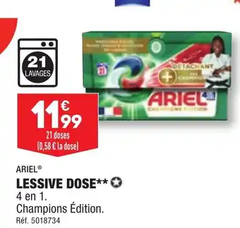 ALDI LESSIVE DOSE**✪ offre