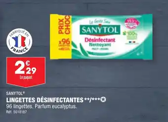 ALDI LINGETTES DÉSINFECTANTES offre