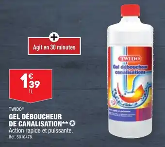 ALDI GEL DÉBOUCHEUR DE CANALISATION**✪ offre