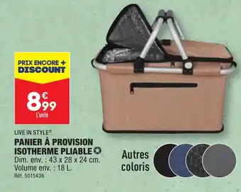 ALDI PANIER À PROVISION ISOTHERME PLIABLE ✪ offre