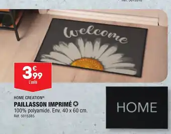 ALDI PAILLASSON IMPRIMÉ✪ offre