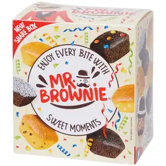 Action Mr. Brownie Mini-brownies à partager Mr. Brownie offre