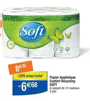 Migros Soft - papier hygiénique confort recycling offre