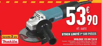 Brico Cash Meuleuse 125 Mm 720 W Makita offre