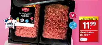 Lidl Viande hachée pur bœuf (2) offre