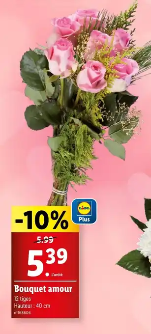 Lidl Bouquet amour offre