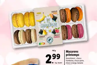 Lidl Macarons printemps offre