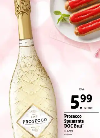 Lidl Prosecco Spumante DOC Brut* offre