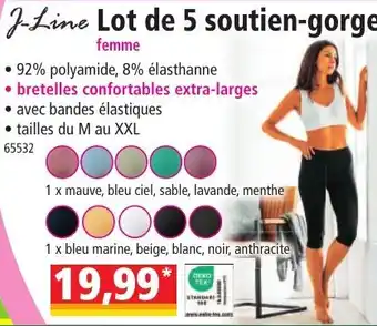 Norma Lot de 5 soutien-gorge offre
