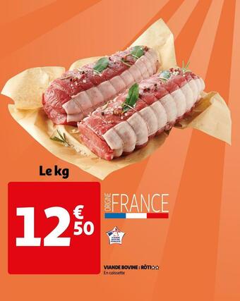 Auchan Viande bovine : rôti offre