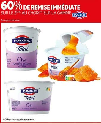 Fage bon plan sur la gamme fage