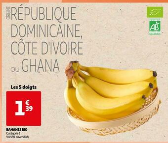 Auchan Bananes bio offre