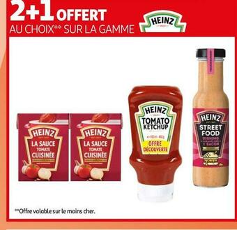 Auchan Heinz bon plan sur la gamme des produits de la marque heinz offre