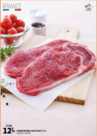 Auchan Viande bovine : faux-filet offre