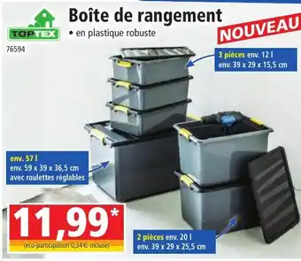 Norma Boîte de rangement offre