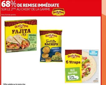 Auchan Old el paso bon plan de la gamme offre