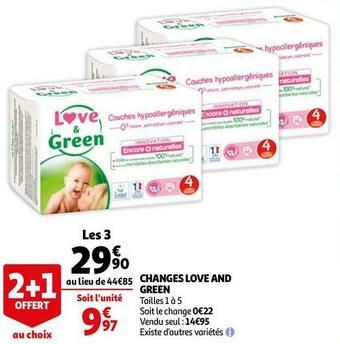 Auchan Love and green changes offre