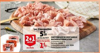 Auchan Auchan chiffonnade de mortadelle auchan le charcutier offre