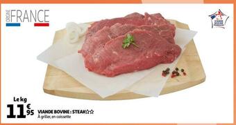 Auchan Viande bovine : steak offre