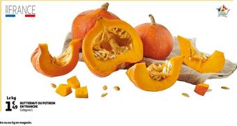 Auchan Butternut ou potiron en tranche offre