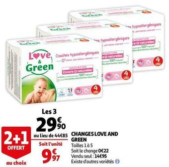Auchan Love and green changes offre