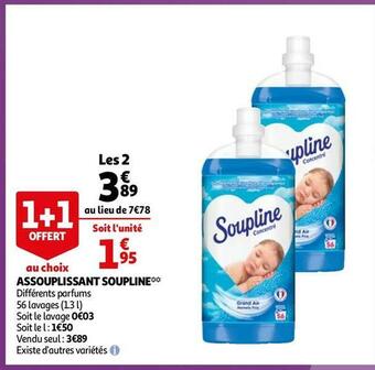 Auchan Soupline assouplissant** offre