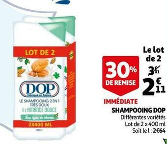 Auchan Dop shampooing offre